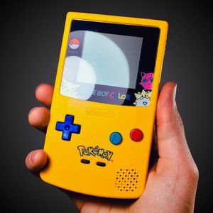 Pokemon Gameboy Color Special Pikachu Edition Nintendo GBC Console MINT HANDHELD